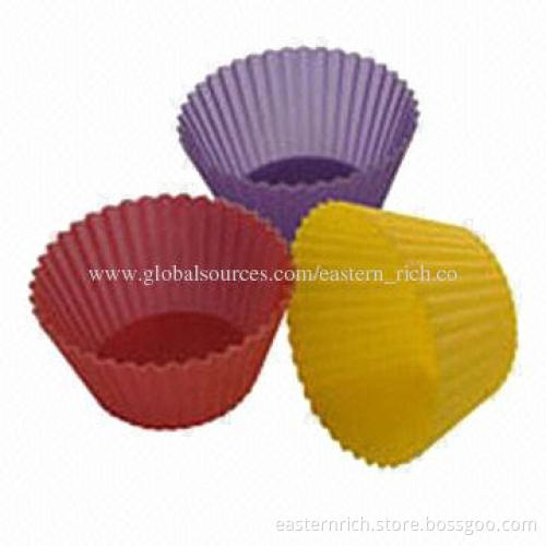 Silicone cupcake cups, Ø6.9/4.5cm, H 3cm